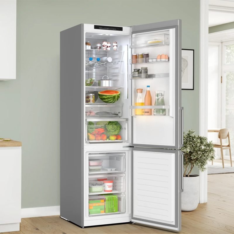 Fridge-Freezer-Opened